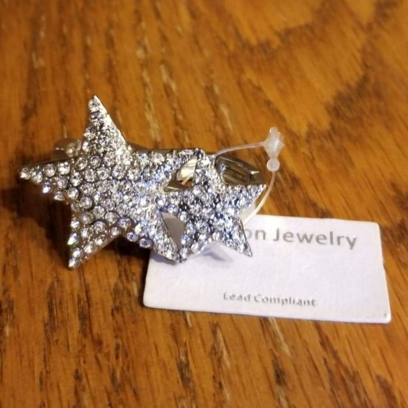 NWT Stretchy Jewelry Double Knuckle Star Ring - Picture 5 of 9